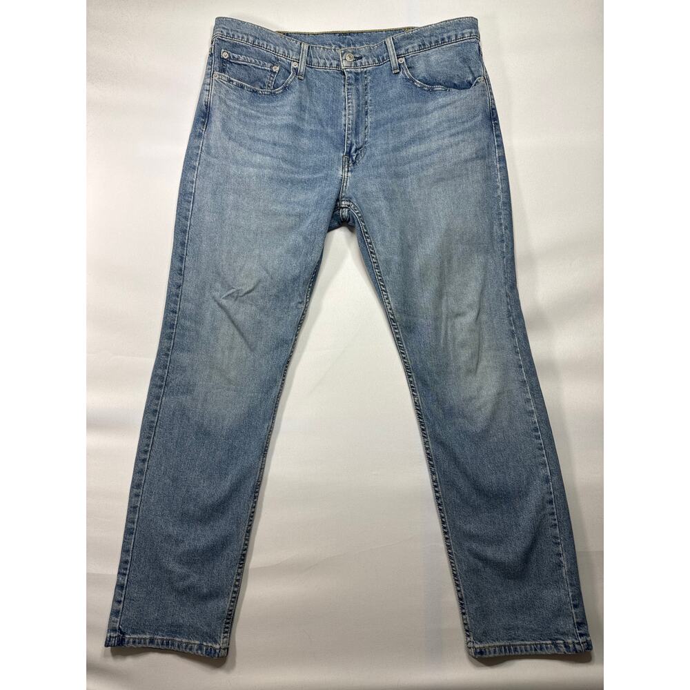 Levi's 502 Men's Tapered Leg Medium Wash Blue Denim Jeans - Size 38x32 (38x30.5)